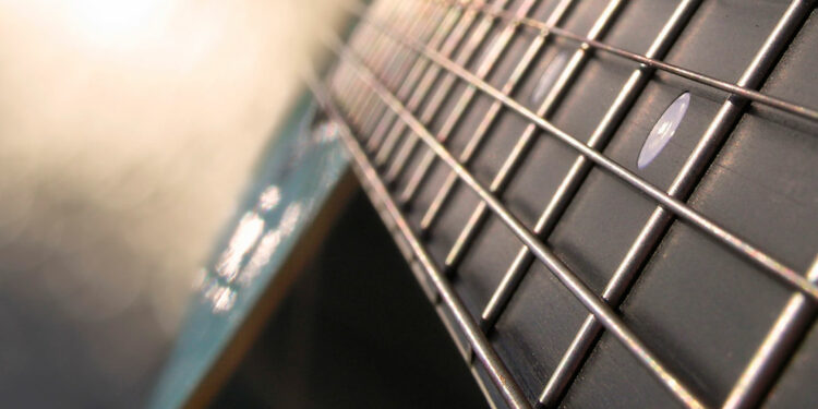 Расположение нот на грифе гитары