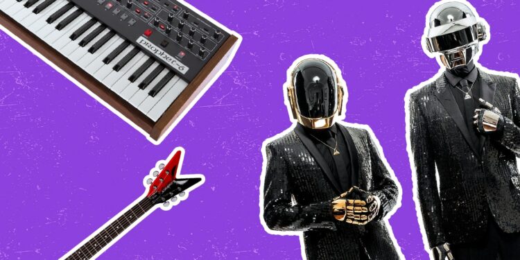 Синтезатор в стиле Daft Punk