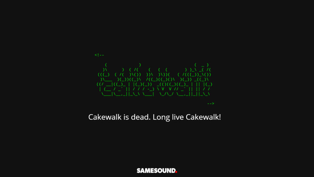 Bandlab купила Cakewalk, Cakewalk спасен