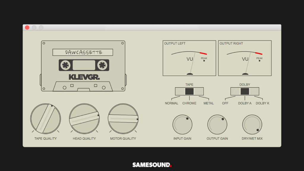 Klevgrand DAW Cassette плагин