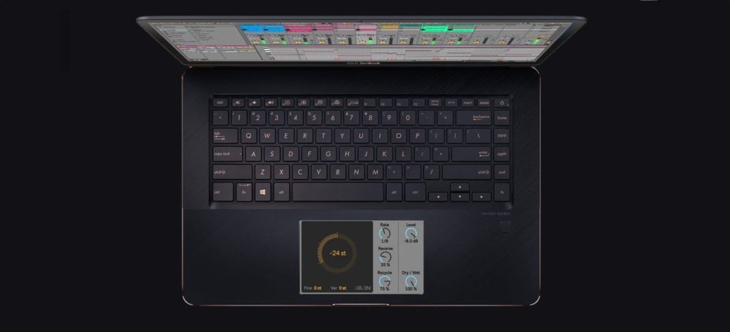 ASUS ZenBook Pro UX580, ноутбук с сенсорным экраном вместо тачпада