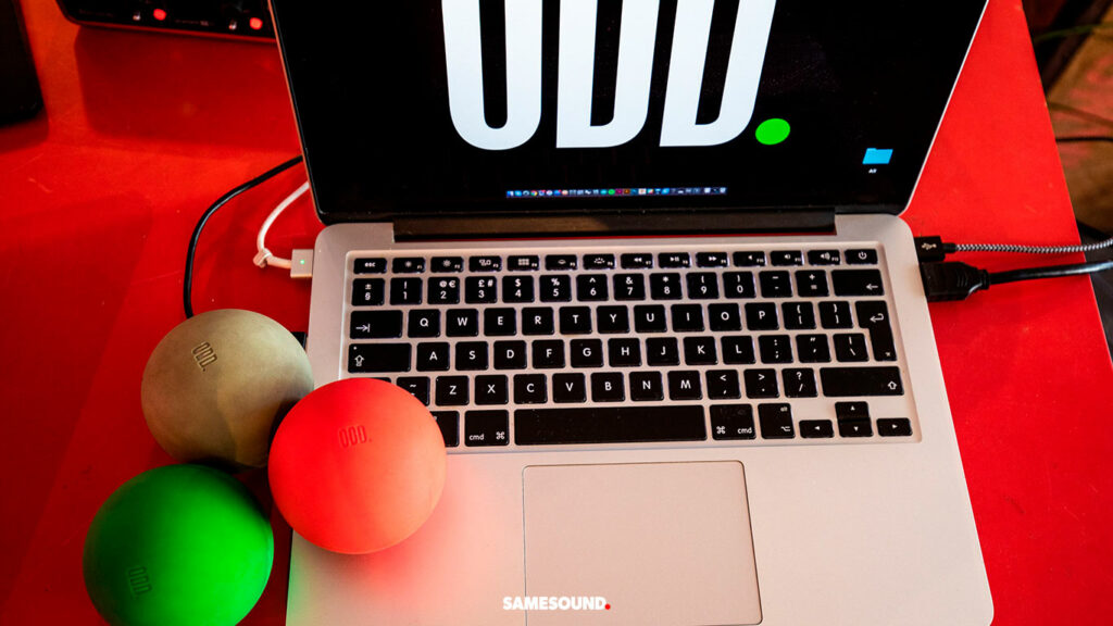 Драм-машина в виде шара Oddball, MIDI-контроллер в виде шара Oddball