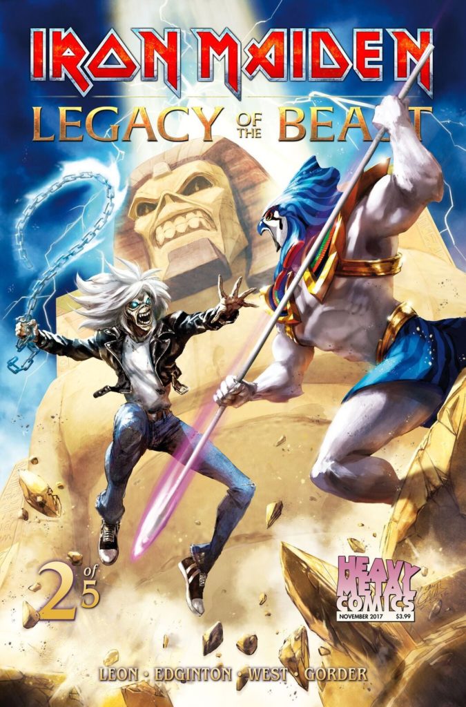 Комикс об Iron Maiden Legacy Of The Beast, комиксы о музыкальных группах
