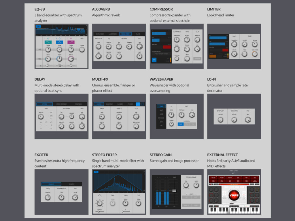 Программа для записи музыки на iPad Blip Interactive NanoStudio 2 iPad