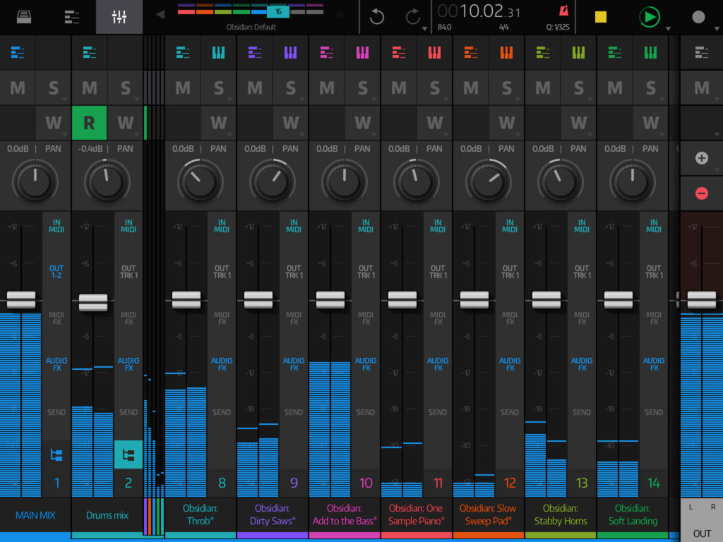 Программа для записи музыки на iPad Blip Interactive NanoStudio 2 iPad