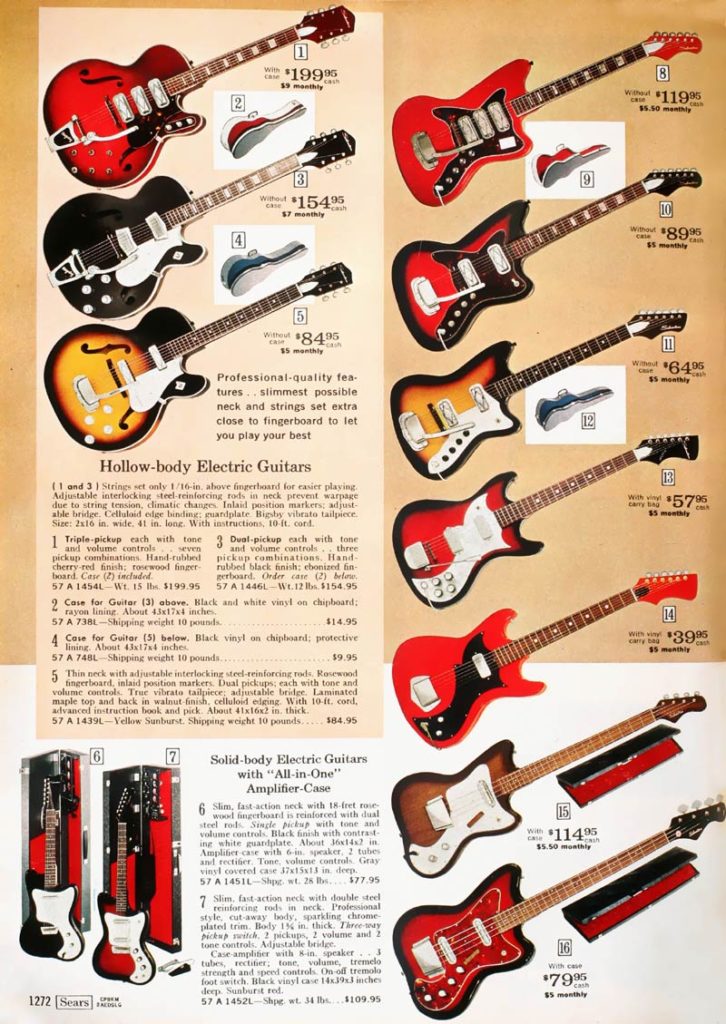 Гитары из каталога Sears