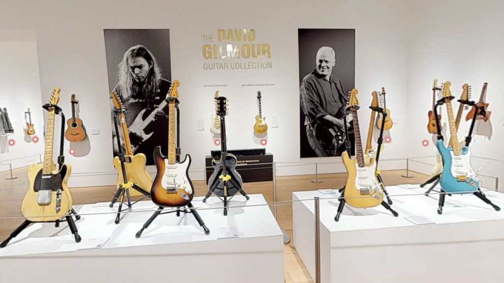 Виртуальная выставка гитар Дэвида Гилмора