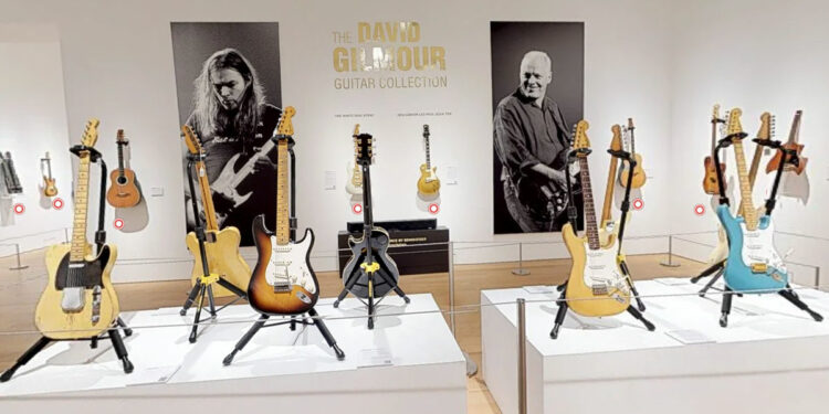 Виртуальная выставка гитар Дэвида Гилмора