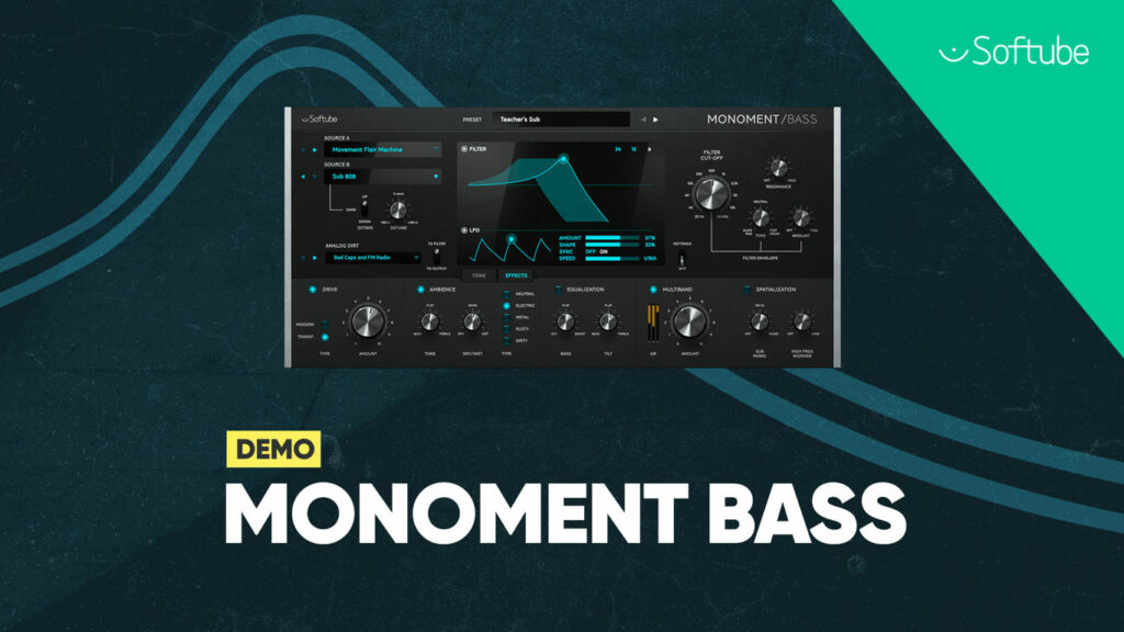 Softube Monoment Bass басовый VST-синтезатор