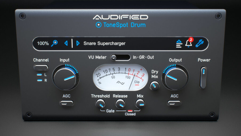 audified tonespot drum express