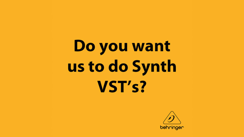 Behringer VST синтезаторы