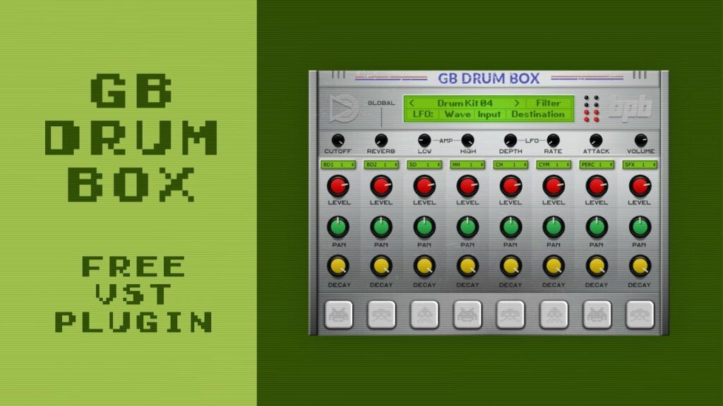 GB DrumBox: бесплатный эмулятор звуков Nintendo Game Boy