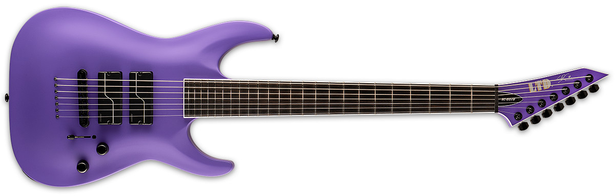 ESP LTD JR-607 Baritone Purple Satin