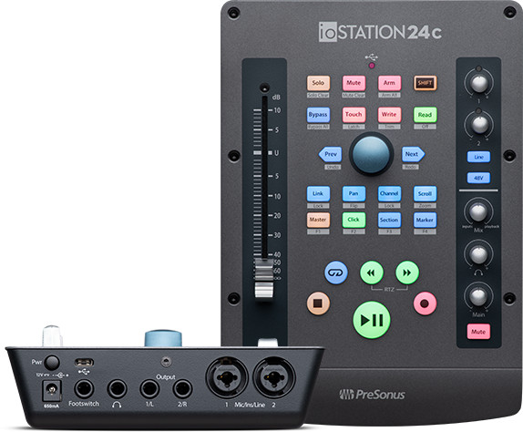 Аудиоинтерфейс контроллер PreSonus ioStation 24c