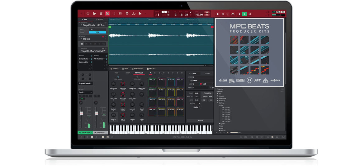 Akai MPC Beats — бесплатная DAW для битмейкеров от японской компании ...
