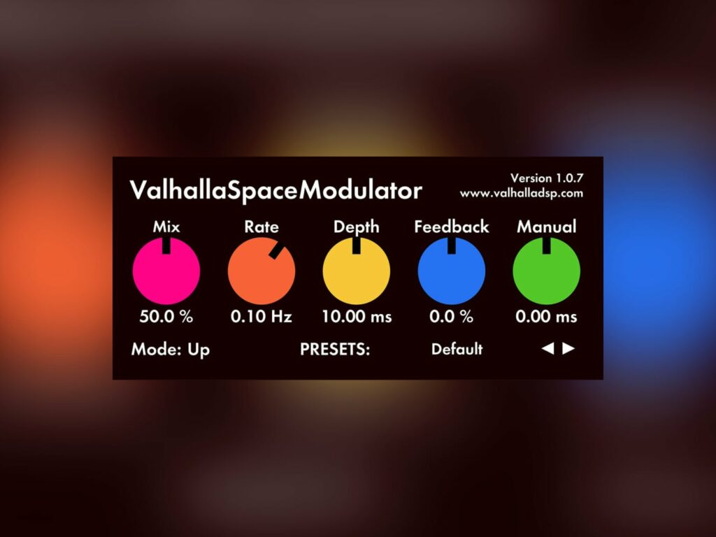 Бесплатный плагин ValhallaDSP Space Modulator