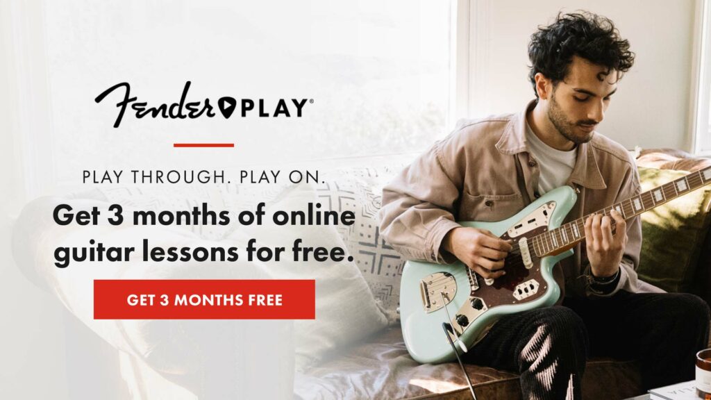 Fender Play 3 месяца бесплатно октябрь 2020