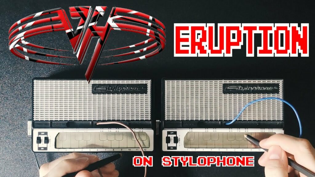 Кавер Van Halen Eruption на двух стилофонах
