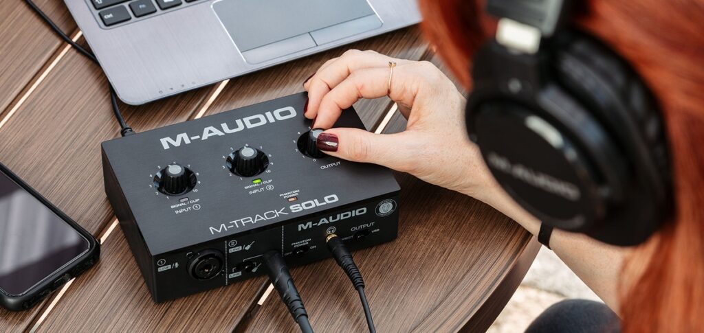 M-Audio M-Track Solo и M-Track Duo компактные и недорогие аудиоинтерфейсы