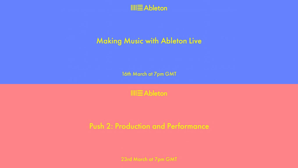 Ableton проведет бесплатные вебинары для начинающих музыкантов