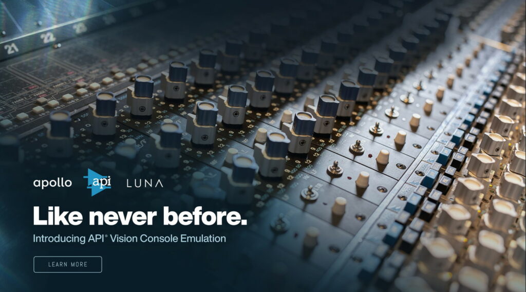 Платформа Universal Audio LUNA получила полную эмуляцию консолей API
