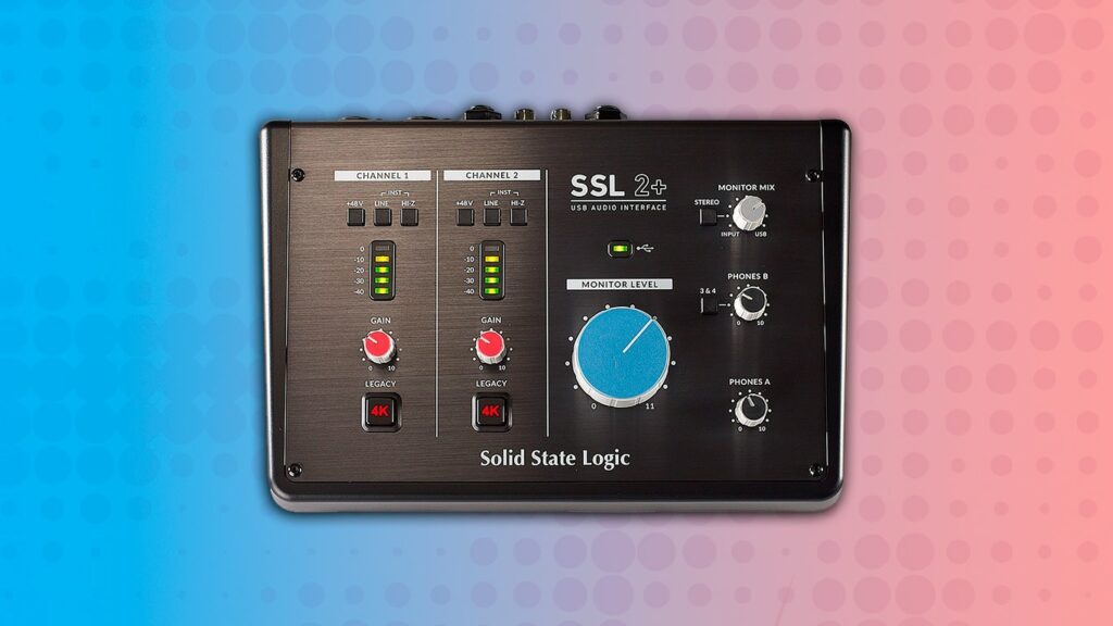 Лучшие звуковые карты для домашней студии звукозаписи Solid State Logic SSL 2+