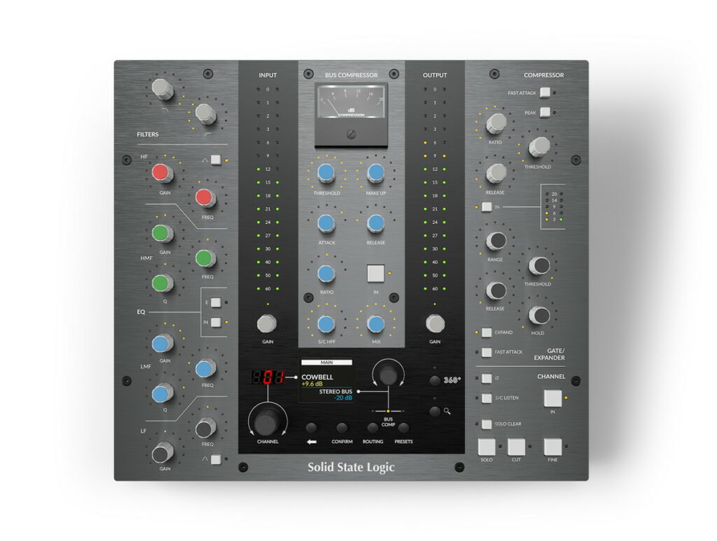 SSL выпустила UC1 — контроллер для управления плагинами Channel Strip 2 ...
