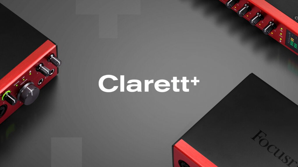 Focusrite Clarett+ обновлённая линейка профессиональных аудиоинтерфейсов
