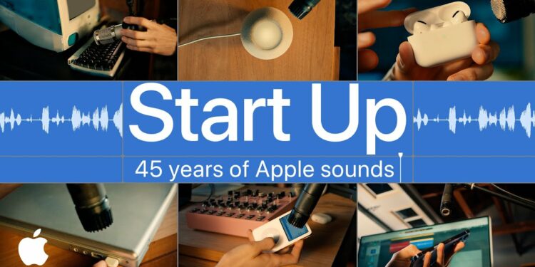 Apple Start Up - композиция из звуков устройств Apple, выпущенных за последние 45 лет