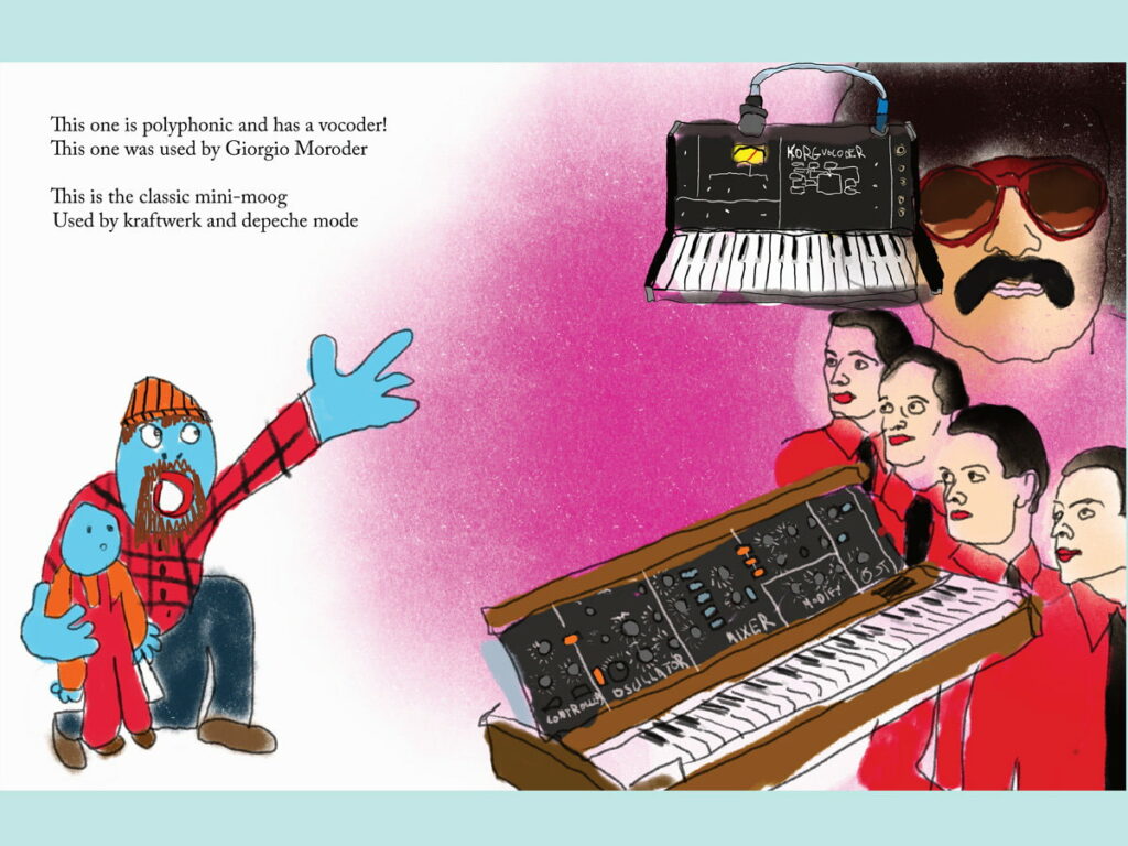 My Daddy Has 100 Synths Children's Book