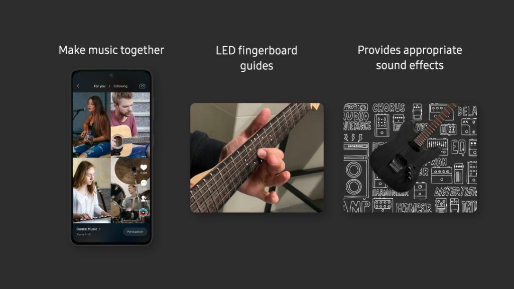 Samsung ZamStar ZamString умная система обучения игре на гитаре
