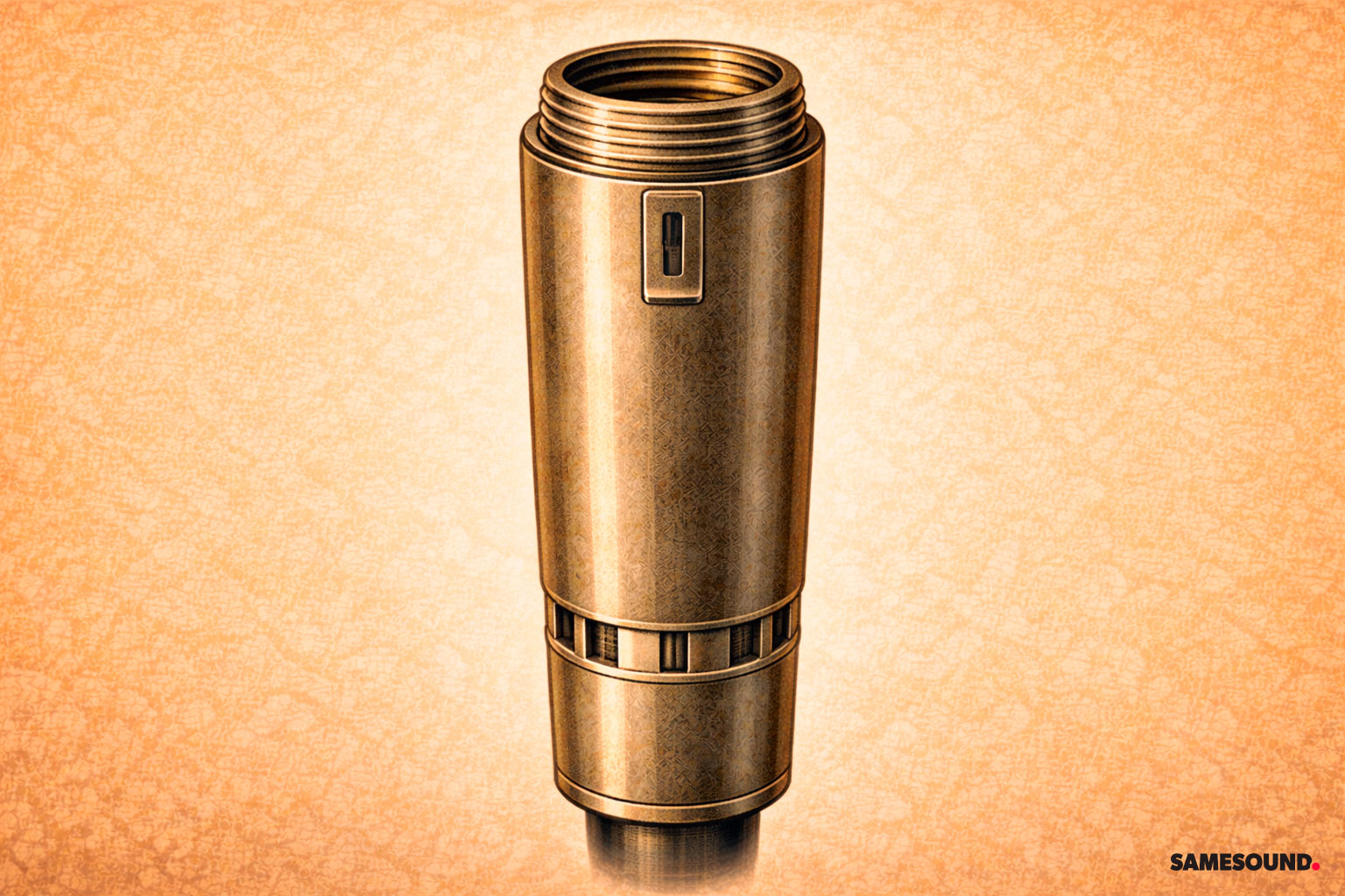 Схема корпуса и выходного разъёма микрофона: механическая фиксация и подключение к кабелю/тракту