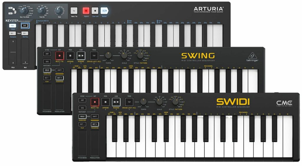 CME SWIDI vs Arturia Keystep vs Behringer Swing