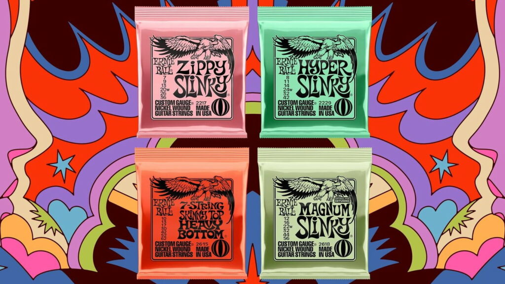 Новые струны Ernie Ball Zippy Slinky Magnum Slinky Hyper Slinky