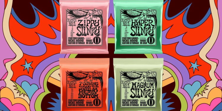 Новые струны Ernie Ball Zippy Slinky Magnum Slinky Hyper Slinky