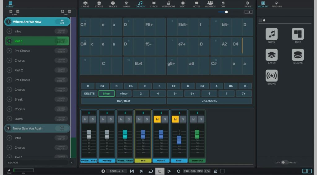 Steinberg VST Live Chords