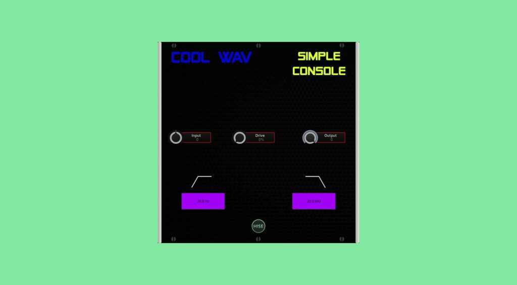 Cool WAV Simple Console