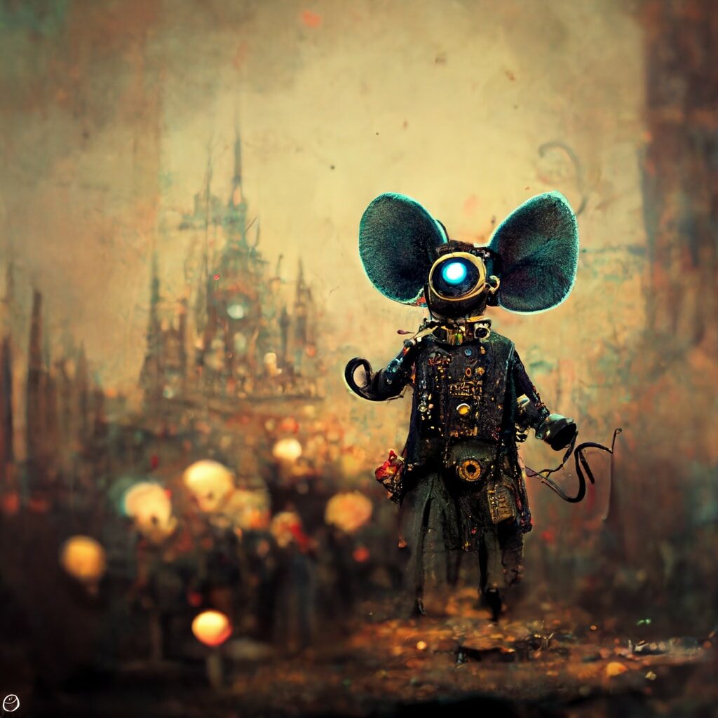 Midjourney deadmau5 steampunk