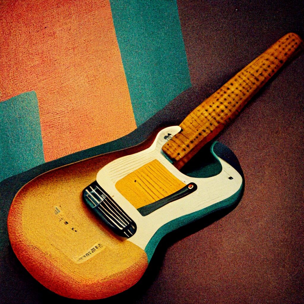 Midjourney Fender Guitar