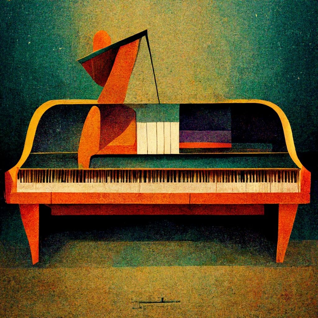 Midjourney Grand Piano