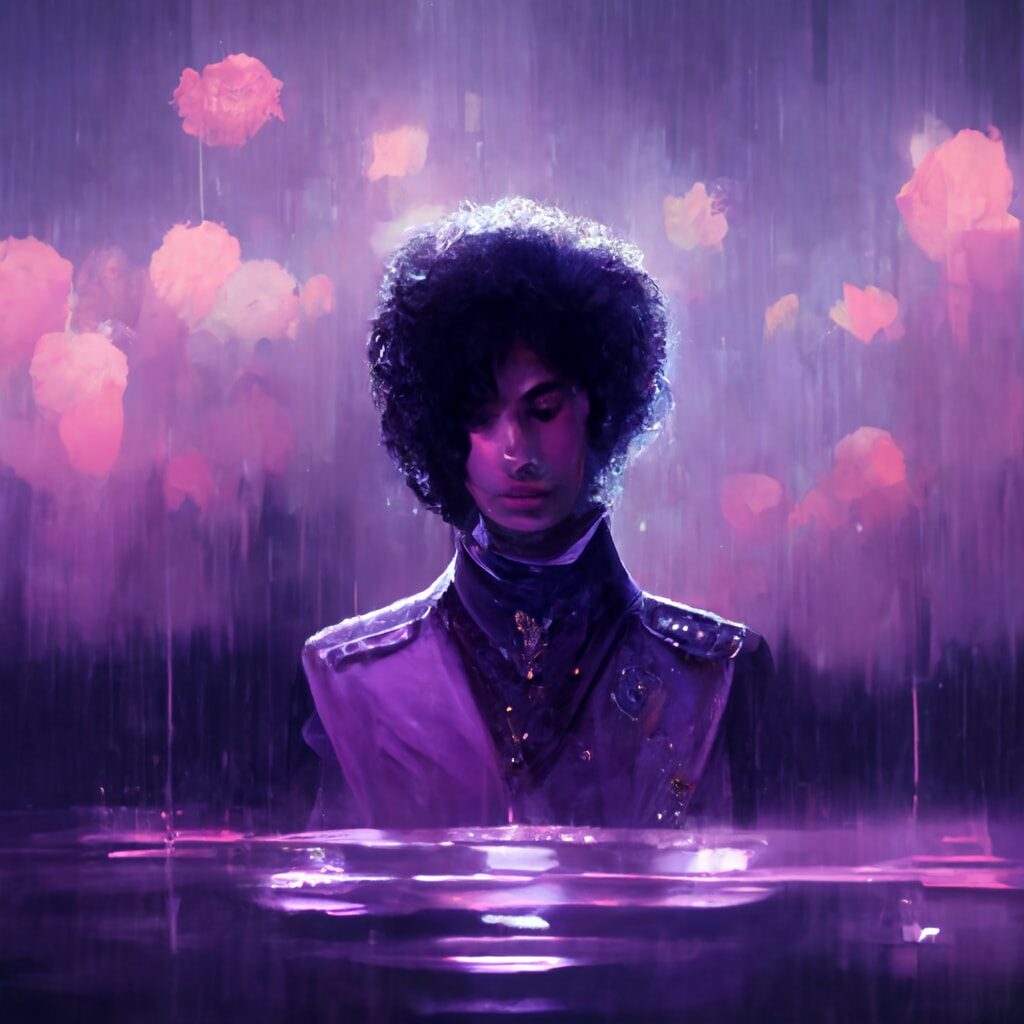 Midjourney Purple Rain