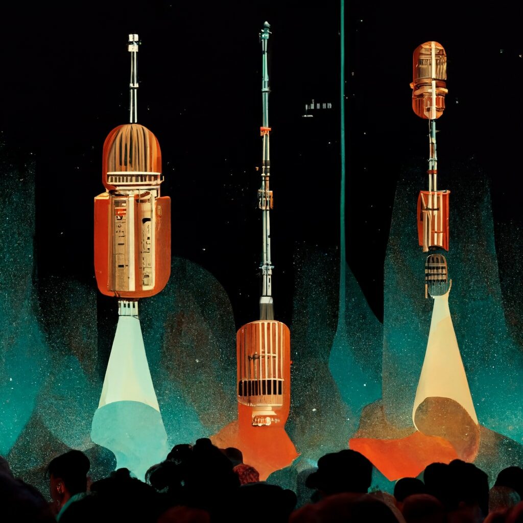Midjourney Soyuz Microphones