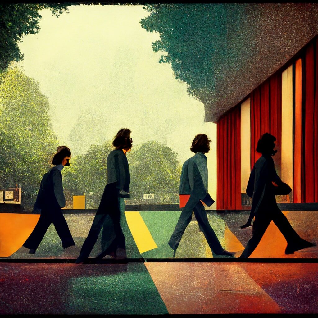 Midjourney The Beatles