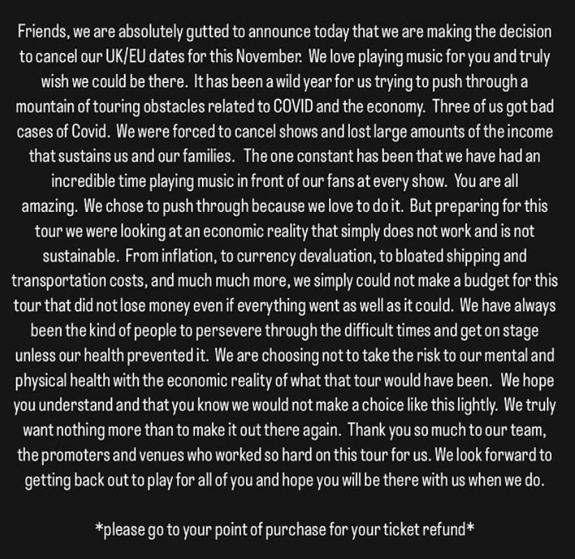 Animal Collective отменили тур из-за его стоимости
