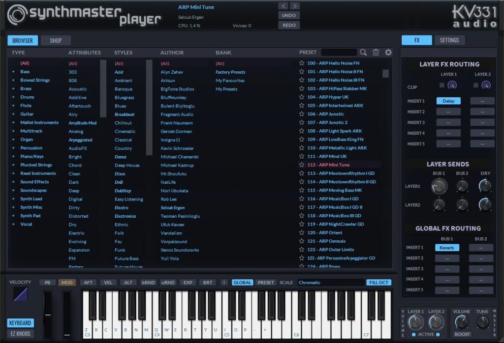 KV331 Audio SynthMaster 2 Player