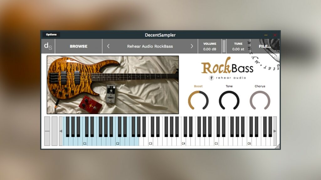 VST-бас Rehear Audio RockBass Decent Sampler