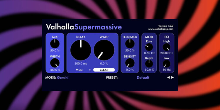 ValhallaDSP Supermassive 2.5 с двумя новыми режимами работы (ноябрь 2022)