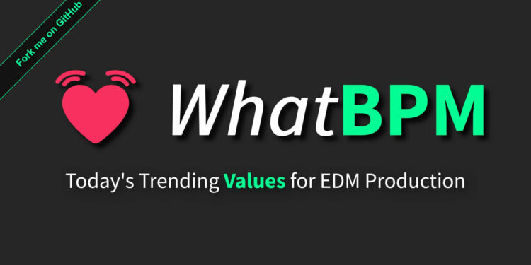 WhatBPM узнать темп и тренды композиции EDM бесплатно