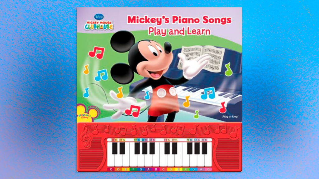 Игрушечное пианино Mickey Mouse Piano Book Toy Piano