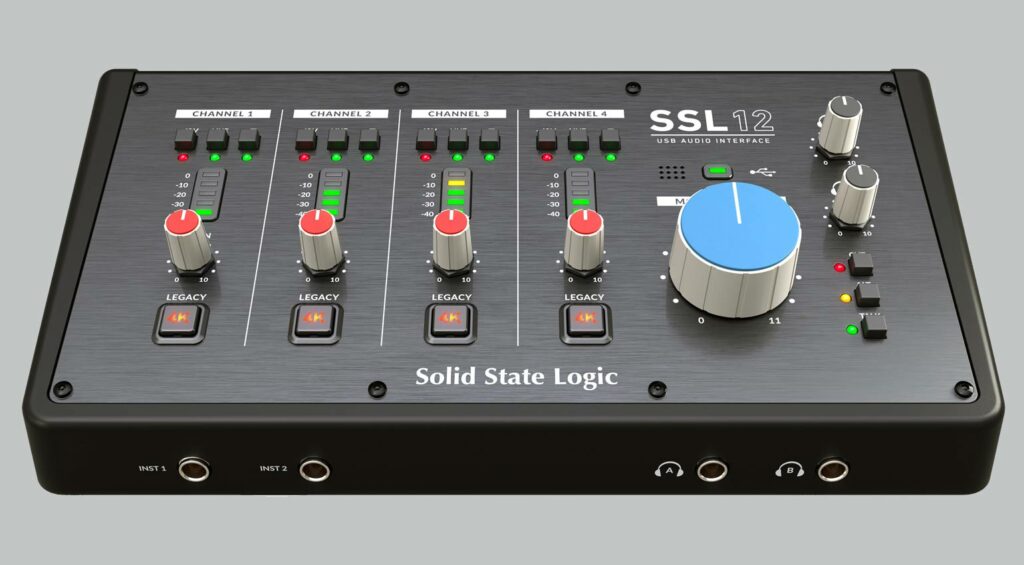 SSL 12 флагманский аудиоинтерфейс Solid State Logic